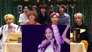 bts reaction to jennie kim live rap compilation (we want the MAIN RAPPER back