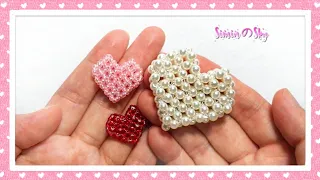 DIY beaded HEART | Handmade - Best Valentine Gift ever!! Beading tutorial