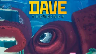 Огромный босс кальмар // Dave the Diver #3