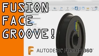 Fusion 360 Face Grooving on a CNC Lathe!  FF65