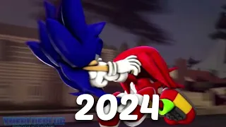 Evolution of RED sonic vs BLUE sonic (1996 - 2024)