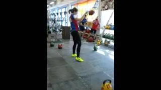 Ksenia 32kg Snatch