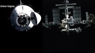 SpaceX Crew-2 “Endeavour” Crew Dragon undocking, fly around and departure