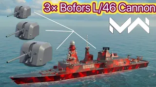 Triple Bofors L/46 tier 2 cannon is that best cannon ? to tier 2 ? it caio duilio @Nautical_Gaming