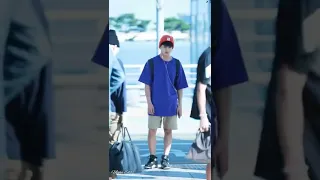 BTS Jungkook💜Airport Fashion#bts #shorts #jungkook #btsshorts #btsedits #jungkookbts #AirportFashion