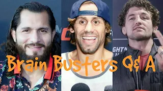 UFC Fighters Asked Brain Buster Questions 2 Masvidal, Ben Askren, Uriah Faber & more