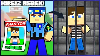 KEREM KOMİSER, HIRSIZ BEBEĞİ TUTUKLADI! 😱 -Minecraft