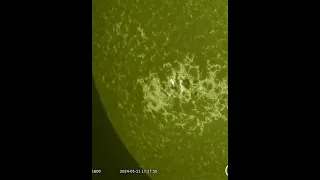Sunspot Bubbling With X Flares, and Earth Facing Filament Watch #geomagneticstorm