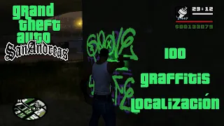 Grand Theft Auto San Andreas - Encuentra los 100 Graffitis Localización
