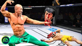 UFC4 Bruce Lee vs Shaolin Shadow EA Sports UFC 4 PS5