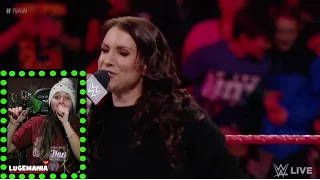 WWE Raw 12/26/16 Stephanie McMahons CM Punk Comment