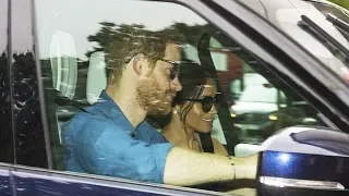 Newly married Harry and Meghan return home to Kensington Palace