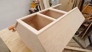 Making A Corner Cabinet / Kitchen Cabinet