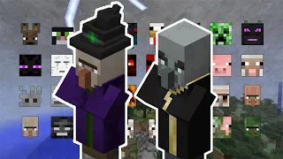 MAGIC TEAM VS 2 OF EVERY MOB | MINECRAFT