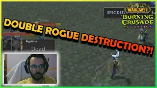 Double Rogue in 3's DESTROYS poor Mage?! | Daily Classic WoW Highlights #434 |