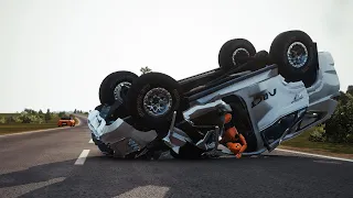 BeamNG Drive - Loss of Control Crashes