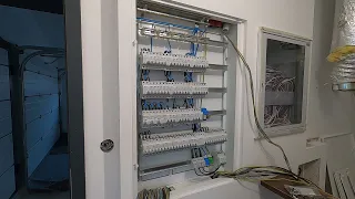 Elektrická instalace - Zapojení rozvaděče 6. (větší rodinný dům)