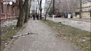Attacco a Mykolaiv, colpito un edificio amministrativo