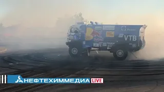 В Челнах презентовали новые спортивные грузовики «КАМАЗ»
