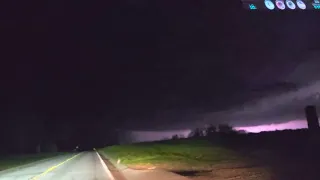 Large tornado just misses Palestine, Illinois!! 3/31/23