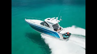 We  look at the Formula 40 PC.  A sleek stylish express cruiser with Diesel IPS power.