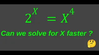 Math Olympiad l A nice exponential equation l Algebra l #Math