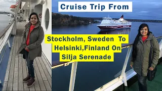 Cruising from Stockholm,Sweden to Helsinki, Finland | Inside the CRUISE SHIP Silja Line | Part 1