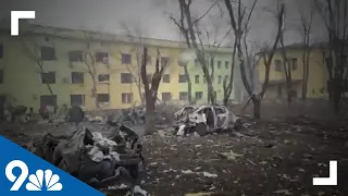 Ukraine: Aftermath of Russian attack on children's hospital