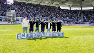 Spieler-Verabschiedungen vor dem letzten Heimspiel der Saison