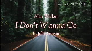 Alan Walker - I don't wanna go ft. Julie Bergen [Video Lyric]