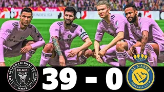 FIFA 23 - RONALDO, MESSI, MBAPPE, NEYMAR ALL STARS | INTER MIAMI 39 - 0 AL NASSR [4K60]