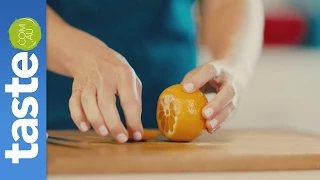 How to peel a mandarin, the fun way! | taste.com.au