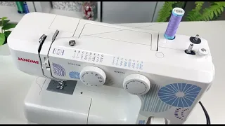 Janome XV-7. Заправка верхней нити