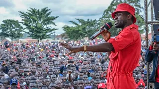 H.E PRESIDENT BOBI WINE SPEECH IN BUJILI MUSEVENI KAWEDEMU