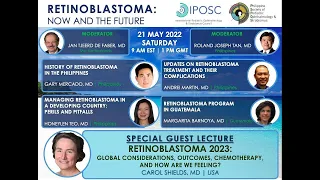 IPOSC-POPSC webinar, May 21th, 2022 Retinoblastoma
