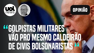 Moraes descobre que golpistas civis e militares têm as mesmas flatulências, analisa Josias de Souza