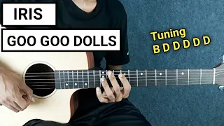 (Tutorial Gitar) IRIS - GOO GOO DOLLS | Versi Asli Tuning B D D D D D