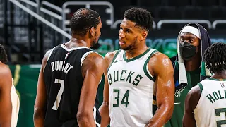 All-Access: Bucks Beat Brooklyn To Clinch A Playoff Spot | Giannis, KD, Kyrie, Jrue & Khris Battle