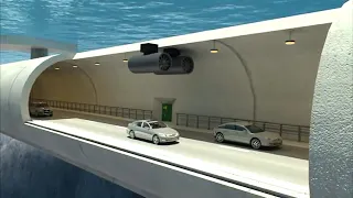 Norway builds world first floating and largest underwater tunnel. 47bn dallor.