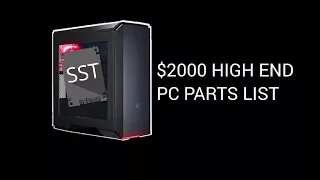 $2000 high end PC parts overview