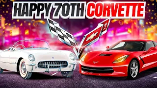 Corvette Turns 70!  From Classic C1 to Modern C8