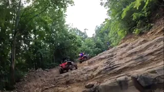 Trail 22 Windrock off-road park Tennessee RZRXPPro Canamx3