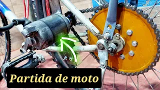 bike elétrica com motor de partida de moto