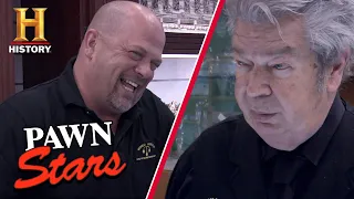 DEAL DUEL for 2 VERY RARE Items (Rick vs. the Old Man) | Pawn Stars (Season 7) | History