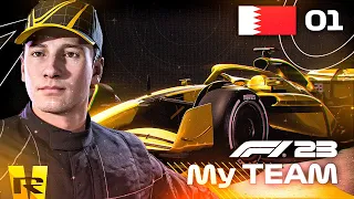 CREATING A NEW F1 TEAM & AMAZING DEBUT GRAND PRIX!! F1 23 MY TEAM CAREER PART 1