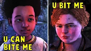 AJ Apologizes to Ruby for Bitting her - All Dialogues - The Walking Dead The Final Season