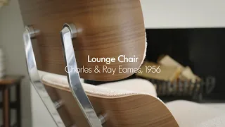 Introducing the iconic Vitra Eames Lounge Chair & Ottoman with Nubia Fabric Upholstery
