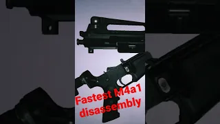 fastest M4A1 disassembly