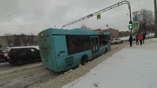 Автобус "32476 по 250" в СПб 12-*: МАЗ-206.945 (ТП) 32476 по №250 (13.12.22)