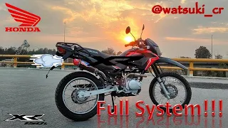 Honda XR 150L, Full system ft @watsuki_cr